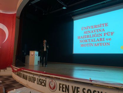Ankara Ümitköy Anadolu Kız İmam Hatip Lisesi 11. ve 12. Sınıf öğrencilerine konferans verdim. 21.03.2023