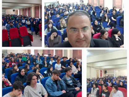 Bursa Şehit Öğretmen Kubilay Anadolu Lisesi'nin 12. Sınıflarına konferans yaptım. 17.04.2024